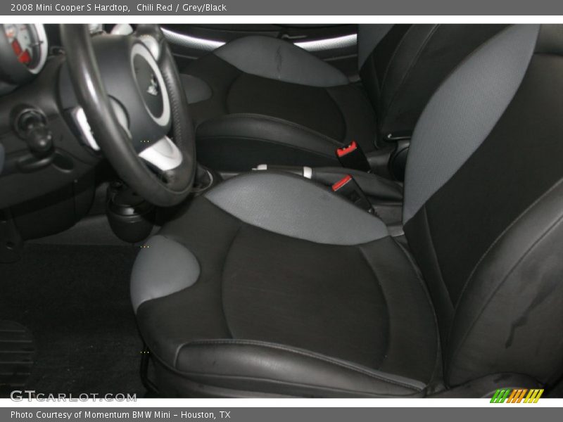 Chili Red / Grey/Black 2008 Mini Cooper S Hardtop