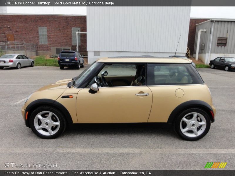  2005 Cooper Hardtop Solid Gold Metallic