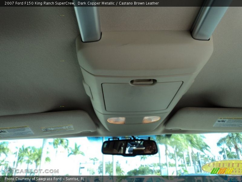 Dark Copper Metallic / Castano Brown Leather 2007 Ford F150 King Ranch SuperCrew