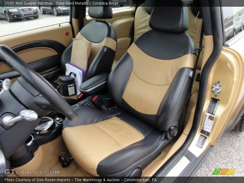  2005 Cooper Hardtop Cordoba Beige Interior