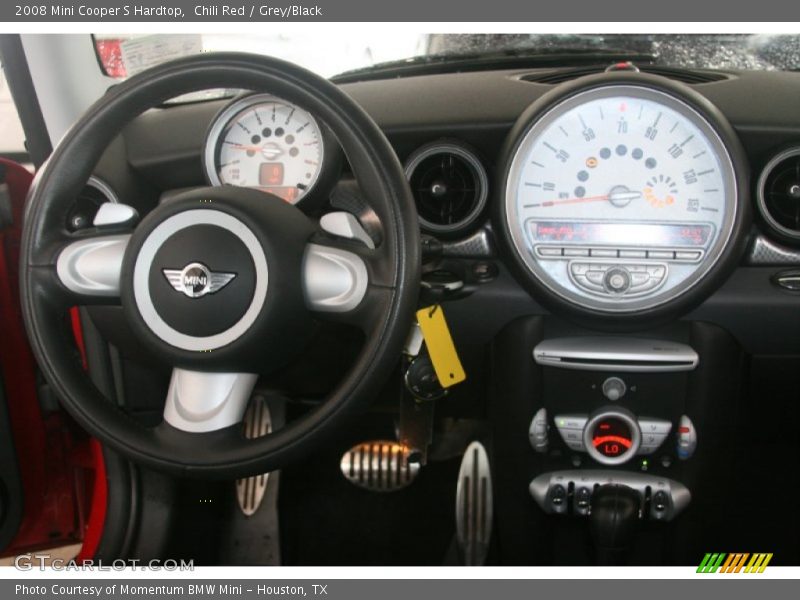 Chili Red / Grey/Black 2008 Mini Cooper S Hardtop