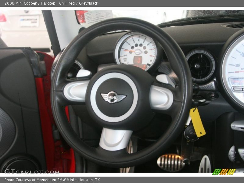 Chili Red / Grey/Black 2008 Mini Cooper S Hardtop