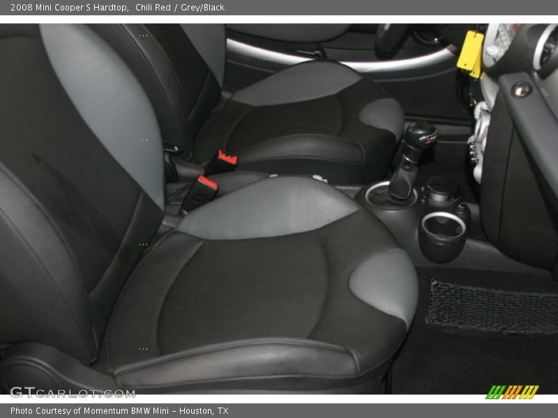Chili Red / Grey/Black 2008 Mini Cooper S Hardtop