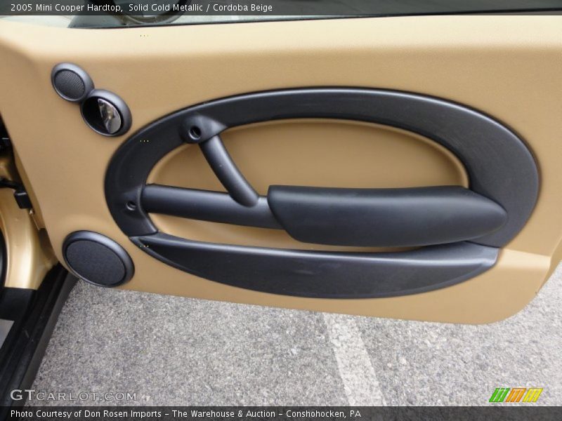 Solid Gold Metallic / Cordoba Beige 2005 Mini Cooper Hardtop