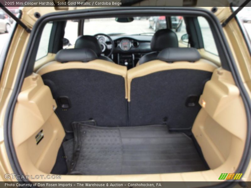  2005 Cooper Hardtop Trunk