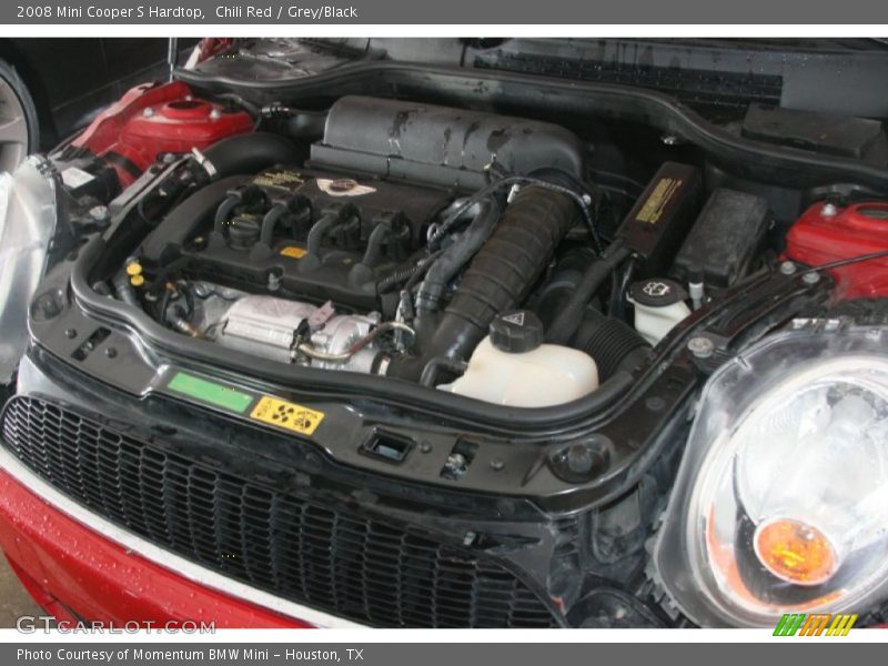 Chili Red / Grey/Black 2008 Mini Cooper S Hardtop