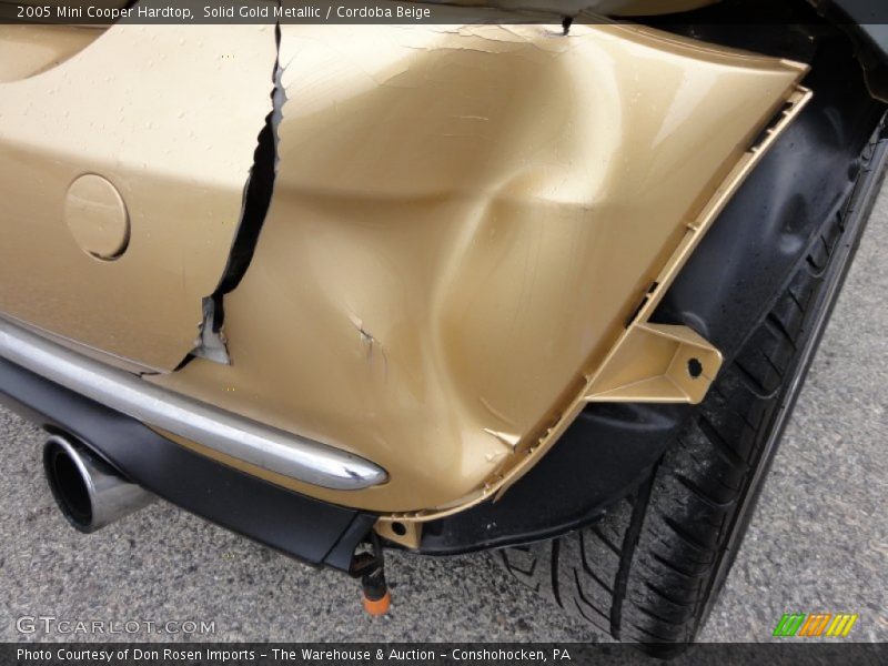 Solid Gold Metallic / Cordoba Beige 2005 Mini Cooper Hardtop