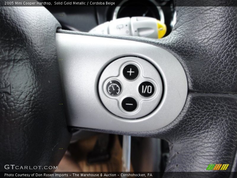 Solid Gold Metallic / Cordoba Beige 2005 Mini Cooper Hardtop