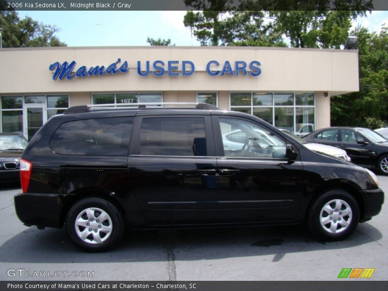 Midnight Black / Gray 2006 Kia Sedona LX