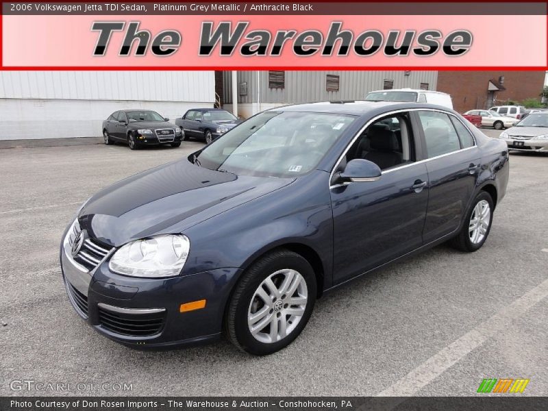 Platinum Grey Metallic / Anthracite Black 2006 Volkswagen Jetta TDI Sedan