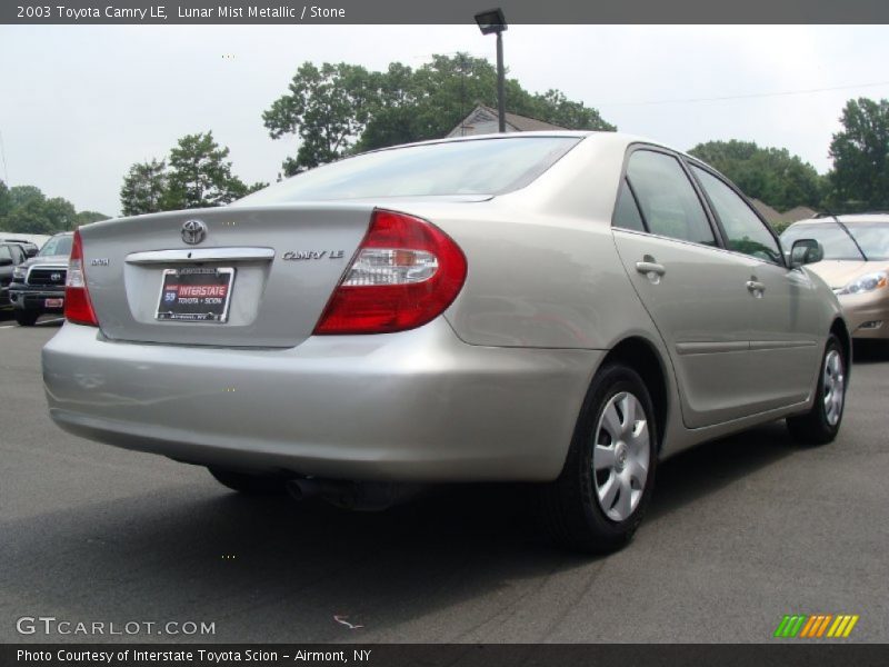 Lunar Mist Metallic / Stone 2003 Toyota Camry LE