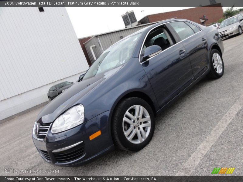 Platinum Grey Metallic / Anthracite Black 2006 Volkswagen Jetta TDI Sedan