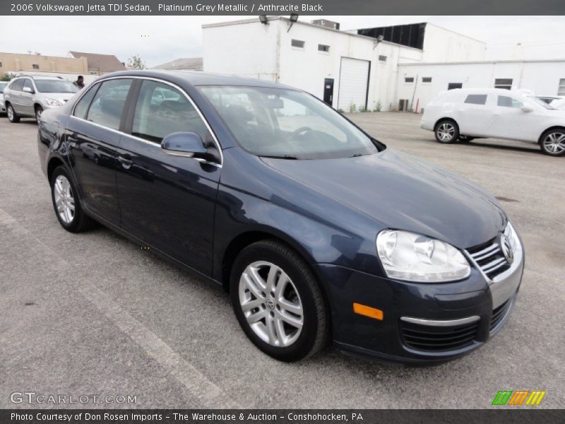 Platinum Grey Metallic / Anthracite Black 2006 Volkswagen Jetta TDI Sedan