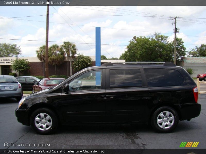 Midnight Black / Gray 2006 Kia Sedona LX