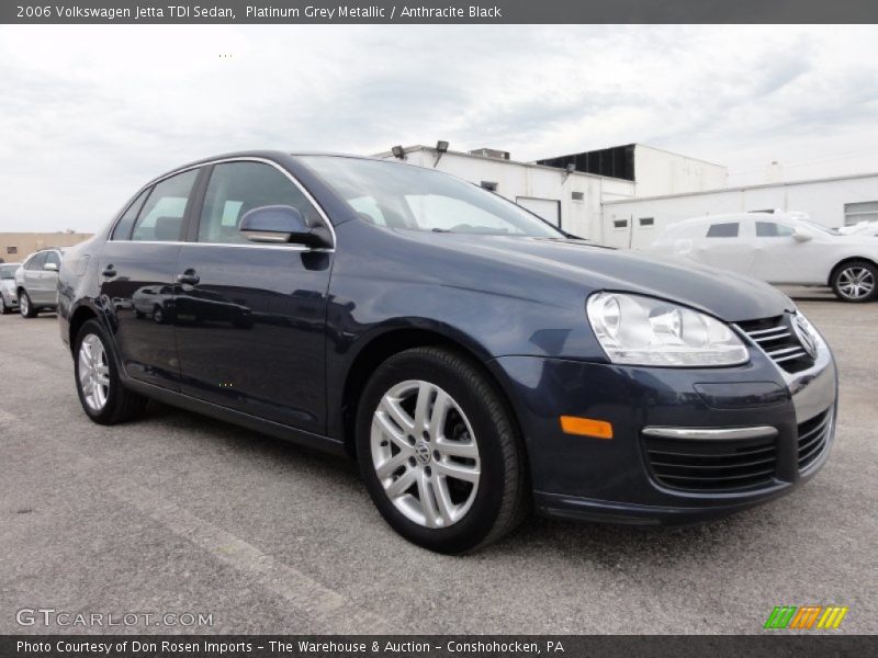 Platinum Grey Metallic / Anthracite Black 2006 Volkswagen Jetta TDI Sedan