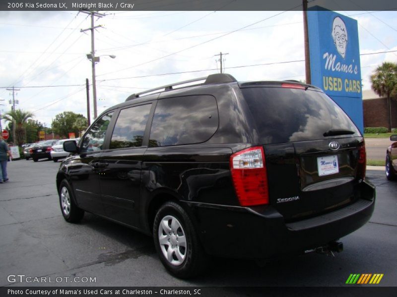 Midnight Black / Gray 2006 Kia Sedona LX