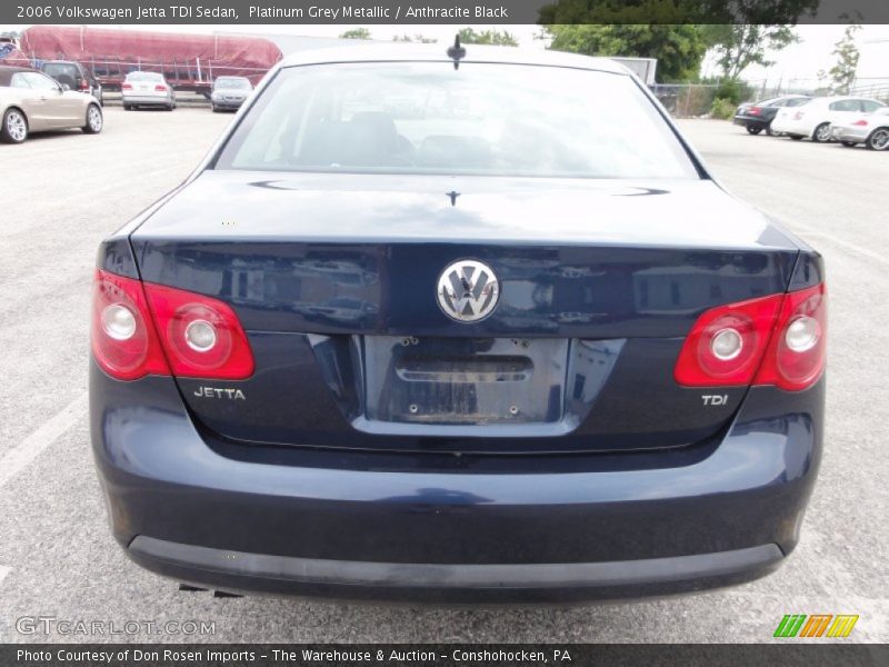 Platinum Grey Metallic / Anthracite Black 2006 Volkswagen Jetta TDI Sedan