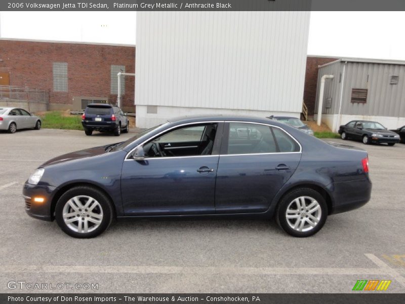 Platinum Grey Metallic / Anthracite Black 2006 Volkswagen Jetta TDI Sedan