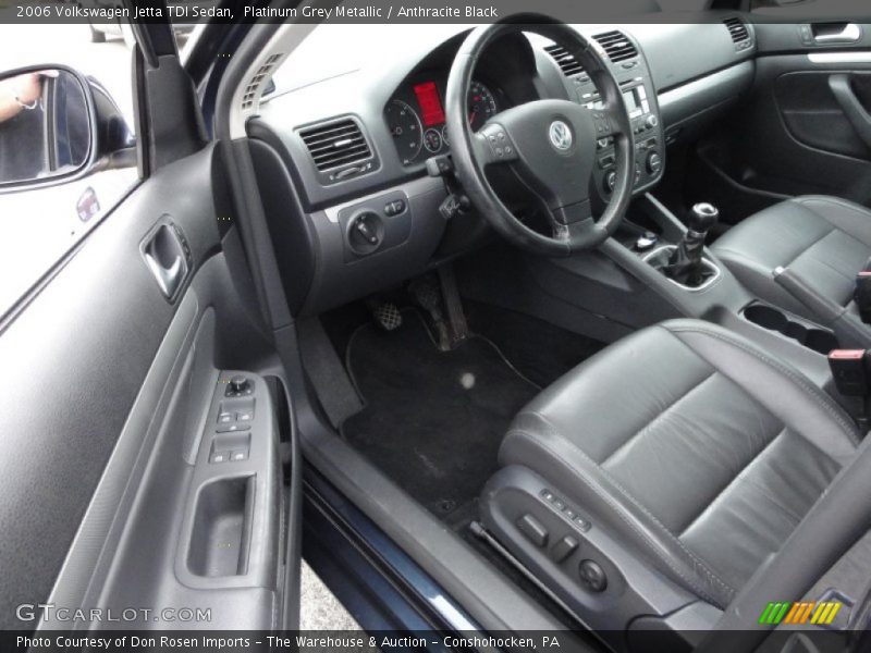  2006 Jetta TDI Sedan Anthracite Black Interior