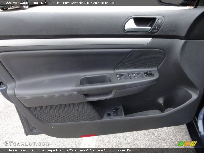 Platinum Grey Metallic / Anthracite Black 2006 Volkswagen Jetta TDI Sedan
