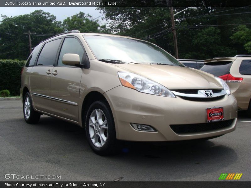 Desert Sand Mica / Taupe 2006 Toyota Sienna Limited AWD