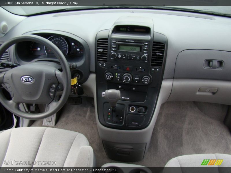 Midnight Black / Gray 2006 Kia Sedona LX