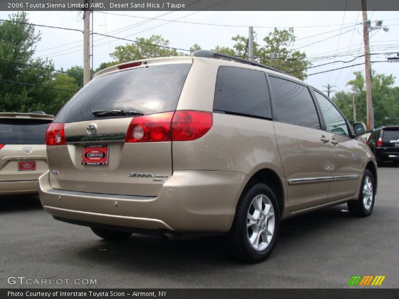 Desert Sand Mica / Taupe 2006 Toyota Sienna Limited AWD