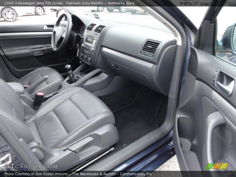  2006 Jetta TDI Sedan Anthracite Black Interior