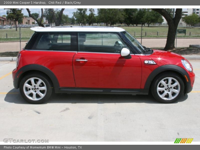 Chili Red / Black/Grey 2009 Mini Cooper S Hardtop