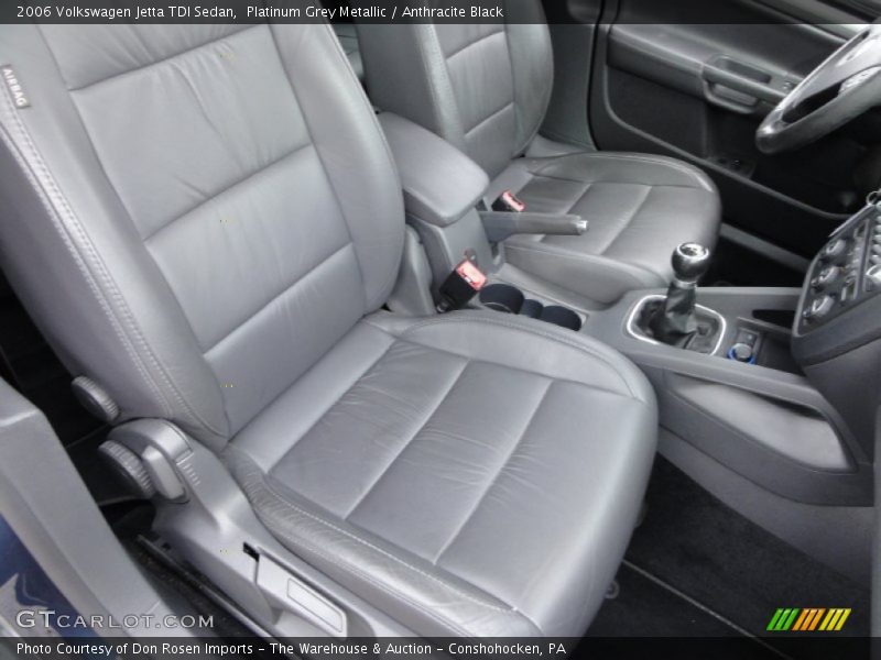  2006 Jetta TDI Sedan Anthracite Black Interior