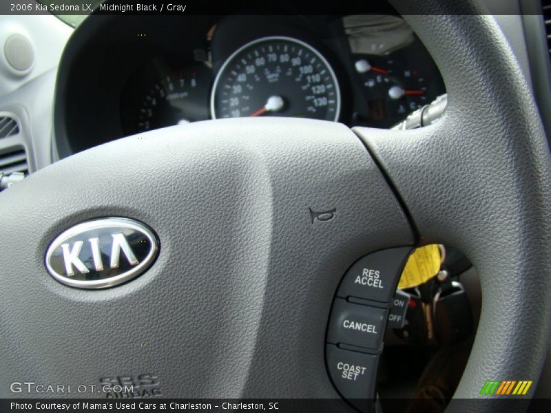 Midnight Black / Gray 2006 Kia Sedona LX