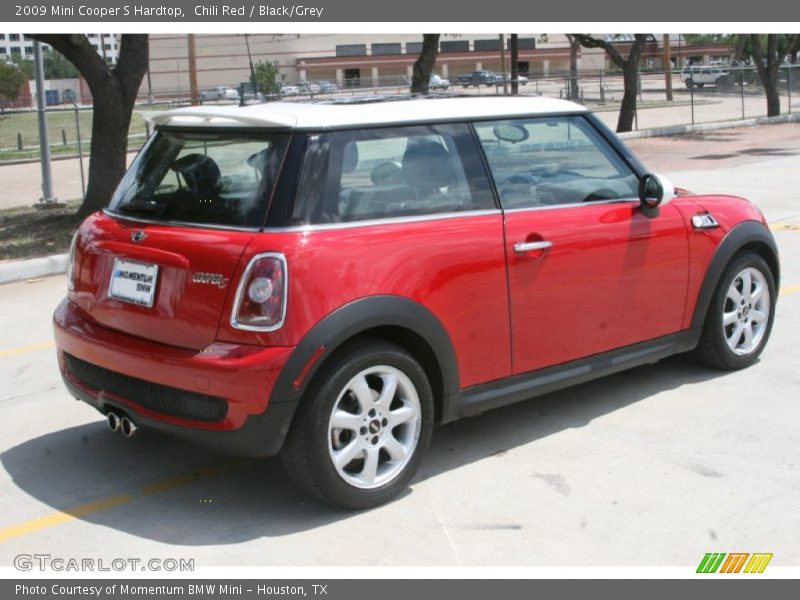 Chili Red / Black/Grey 2009 Mini Cooper S Hardtop