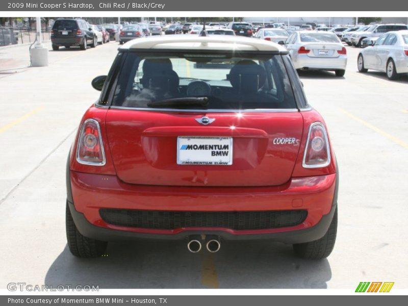 Chili Red / Black/Grey 2009 Mini Cooper S Hardtop
