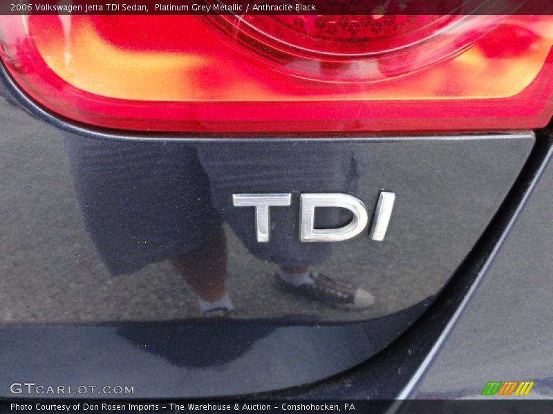 Platinum Grey Metallic / Anthracite Black 2006 Volkswagen Jetta TDI Sedan