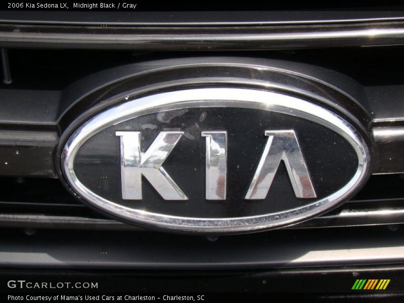 Midnight Black / Gray 2006 Kia Sedona LX