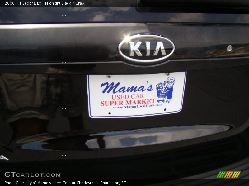 Midnight Black / Gray 2006 Kia Sedona LX