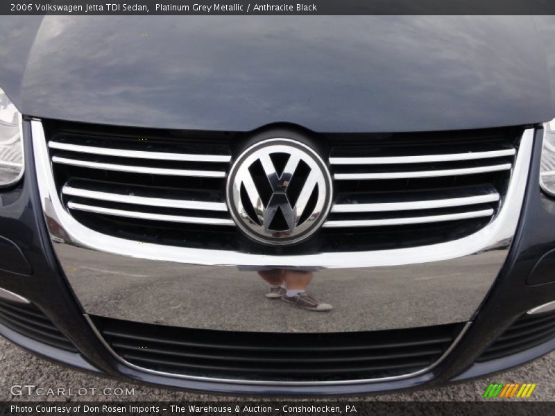 Platinum Grey Metallic / Anthracite Black 2006 Volkswagen Jetta TDI Sedan
