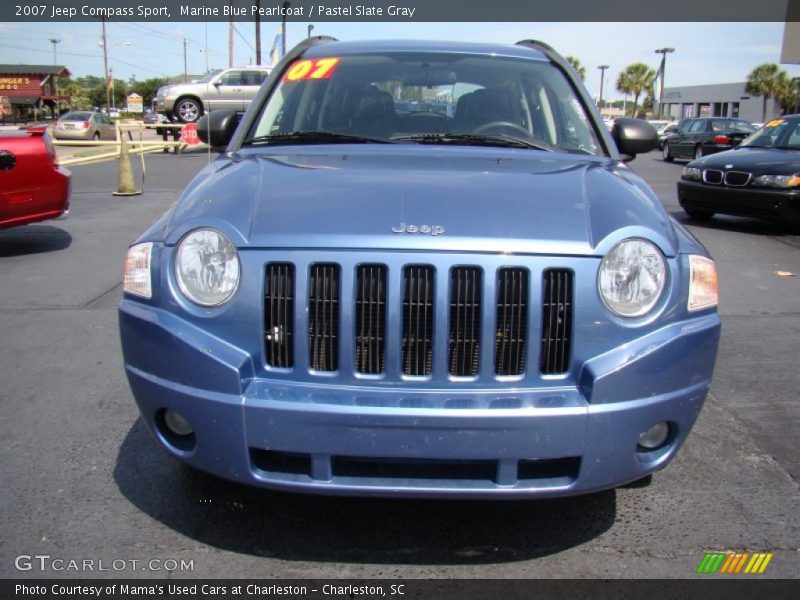 Marine Blue Pearlcoat / Pastel Slate Gray 2007 Jeep Compass Sport
