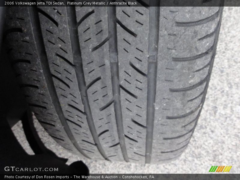 Platinum Grey Metallic / Anthracite Black 2006 Volkswagen Jetta TDI Sedan