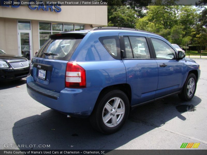 Marine Blue Pearlcoat / Pastel Slate Gray 2007 Jeep Compass Sport