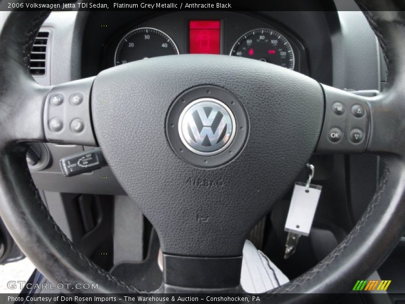 Platinum Grey Metallic / Anthracite Black 2006 Volkswagen Jetta TDI Sedan