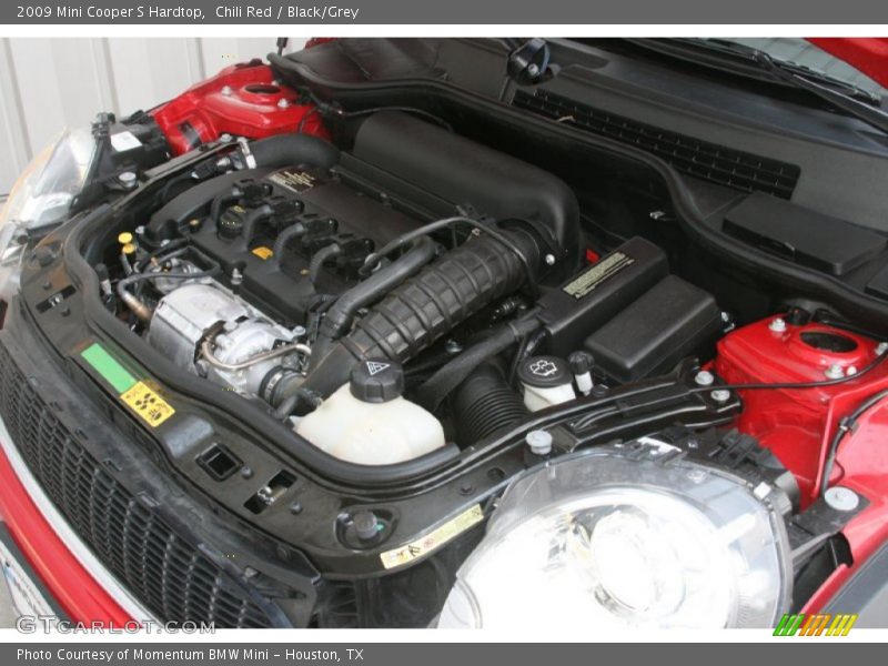 Chili Red / Black/Grey 2009 Mini Cooper S Hardtop