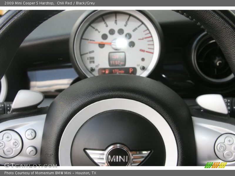 Chili Red / Black/Grey 2009 Mini Cooper S Hardtop