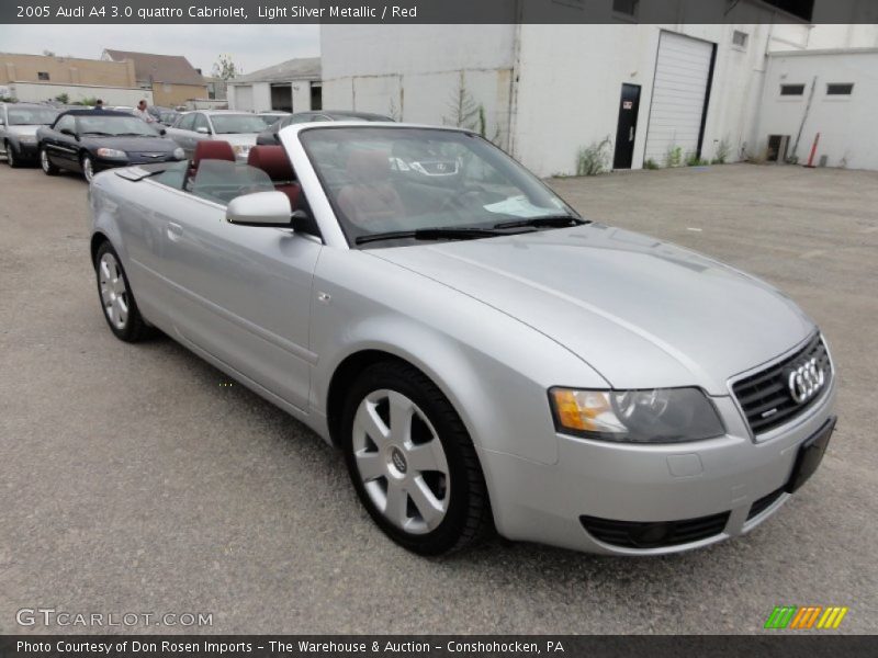 Front 3/4 View of 2005 A4 3.0 quattro Cabriolet