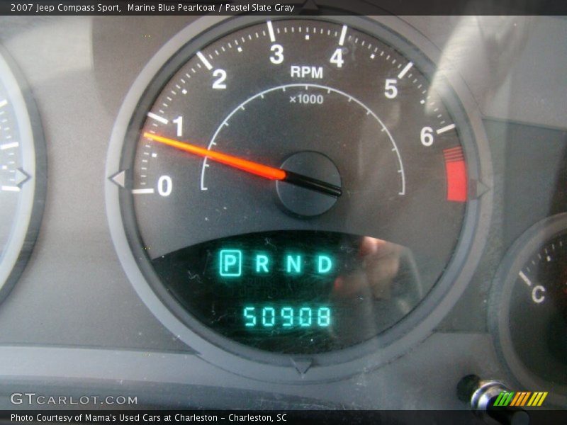 Marine Blue Pearlcoat / Pastel Slate Gray 2007 Jeep Compass Sport