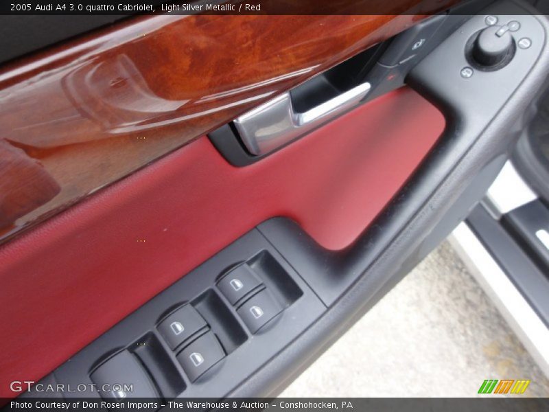Controls of 2005 A4 3.0 quattro Cabriolet