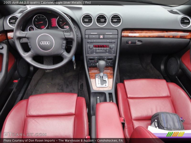 Dashboard of 2005 A4 3.0 quattro Cabriolet