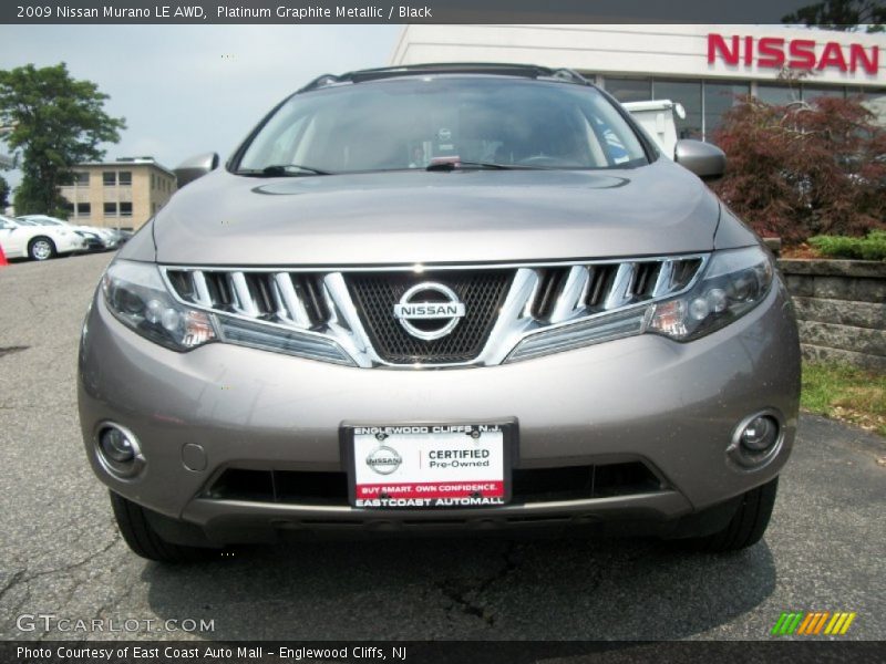 Platinum Graphite Metallic / Black 2009 Nissan Murano LE AWD