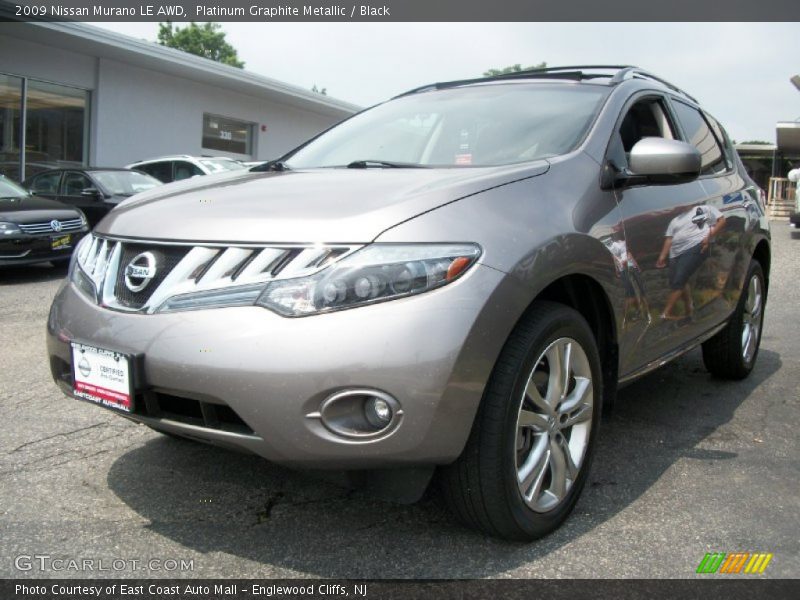 Platinum Graphite Metallic / Black 2009 Nissan Murano LE AWD