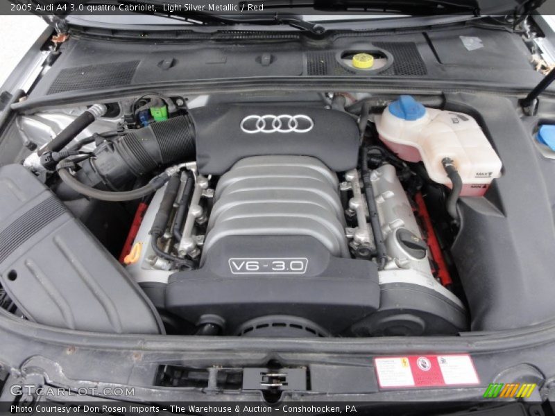  2005 A4 3.0 quattro Cabriolet Engine - 3.0 Liter DOHC 30-Valve V6